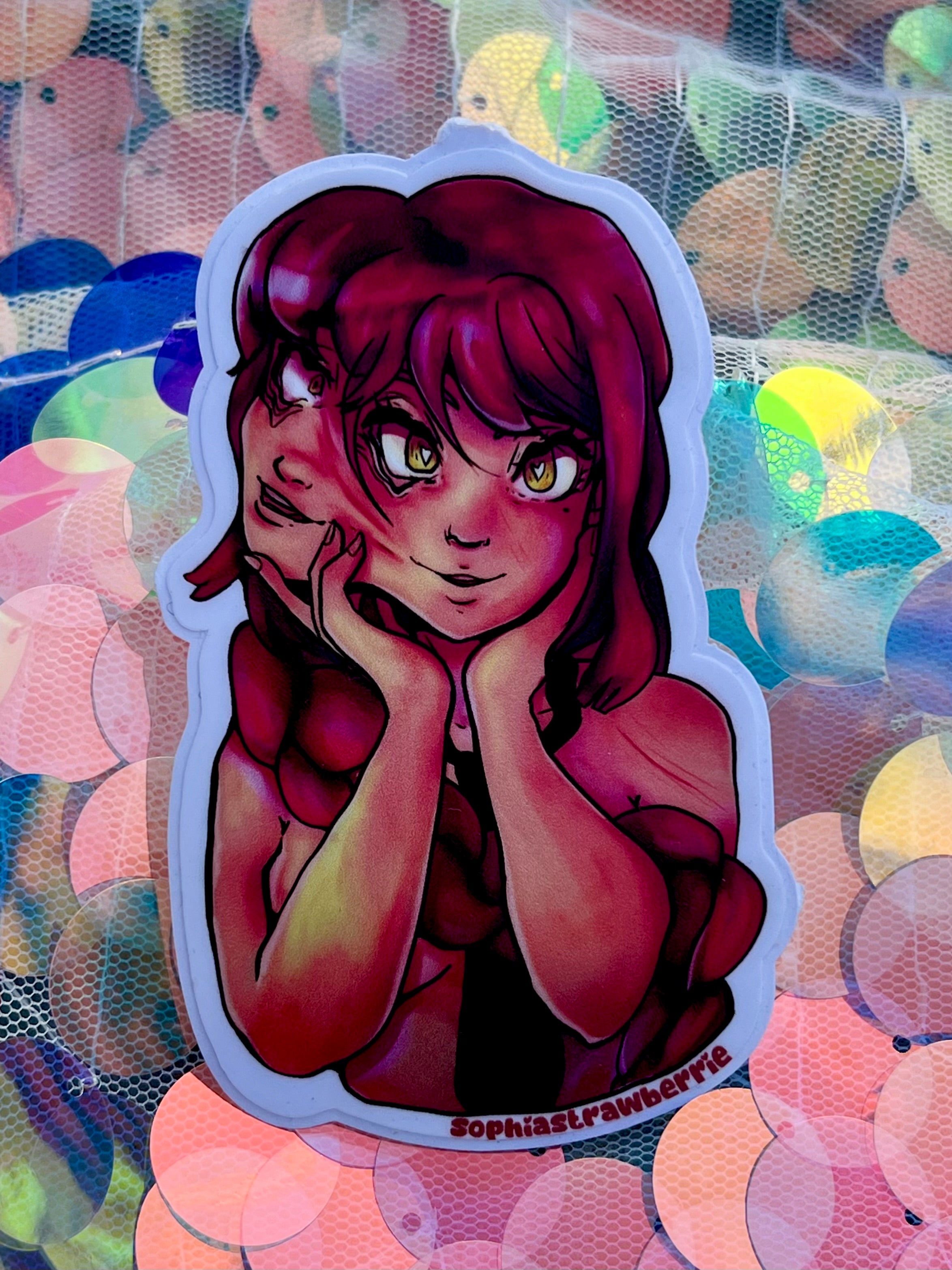 Spiral into Makima - Waterproof Sticker -Sophia Strawberrie