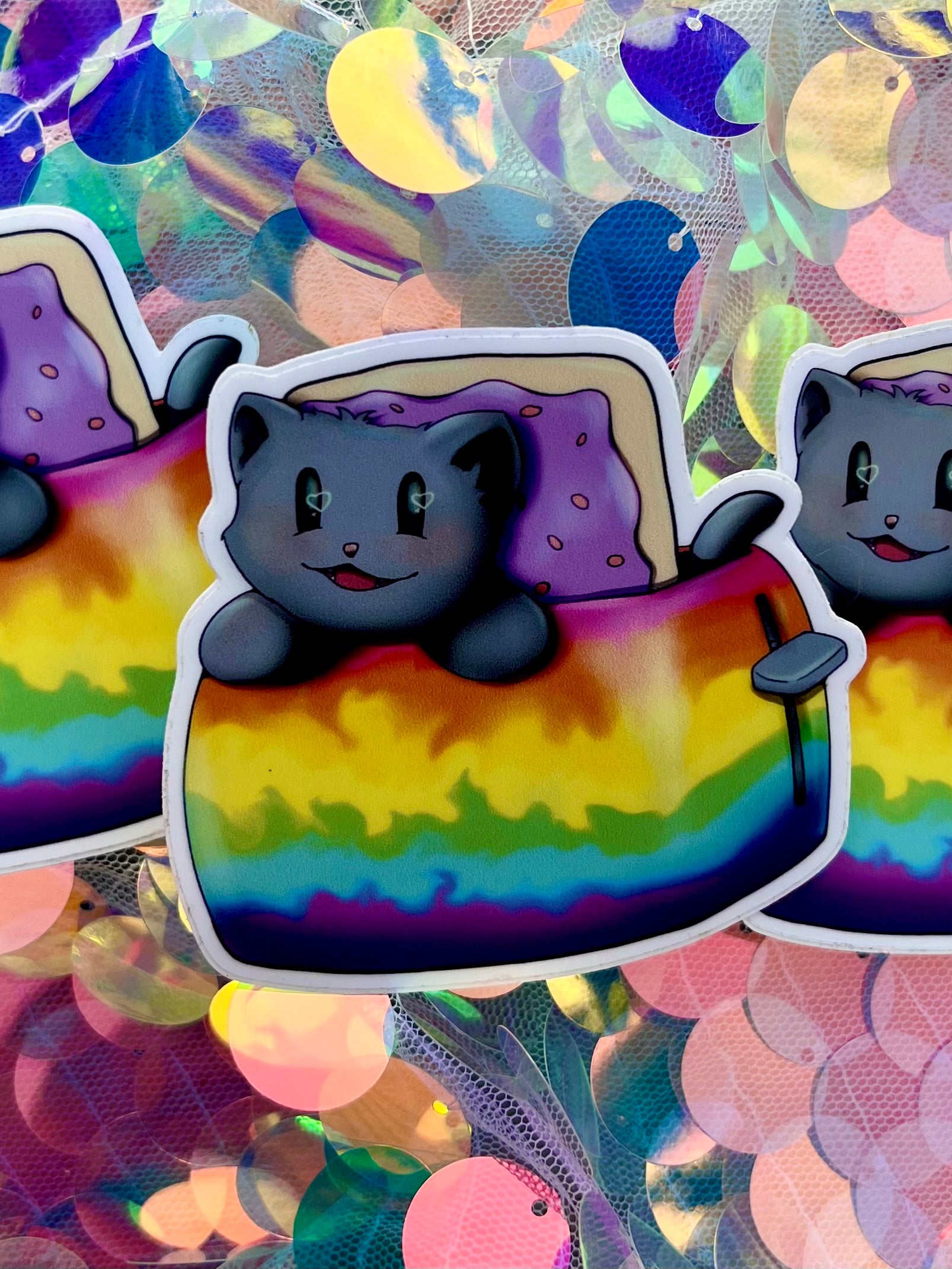 Nyan Cat Poptart Cat Waterproof Sticker
