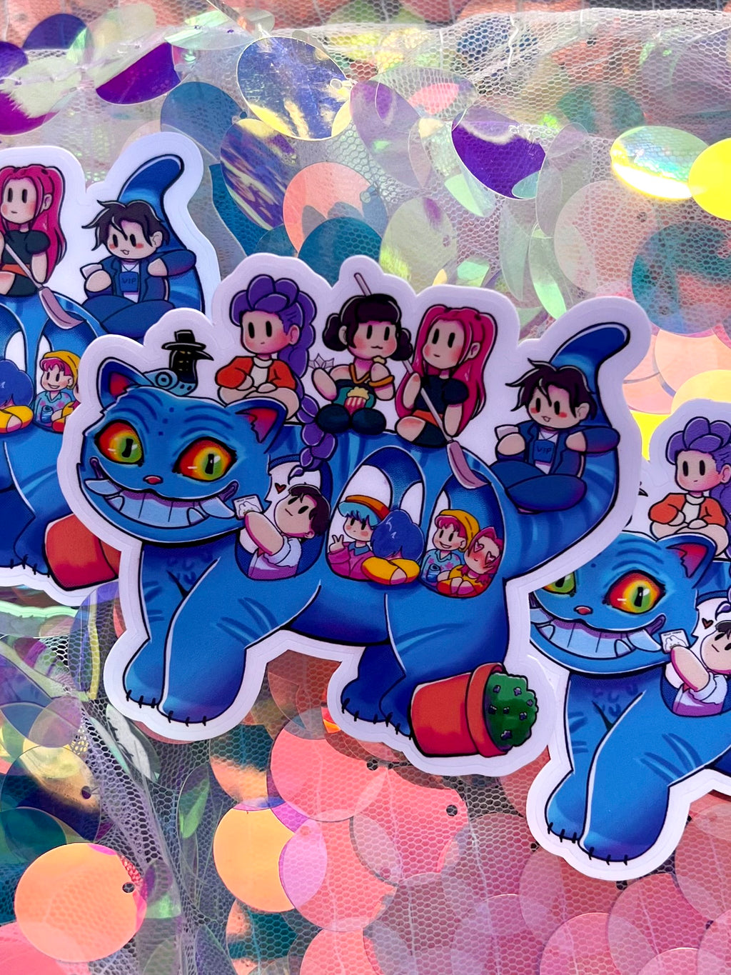 Derpbus K-pop Demon Hunter 3x3” Waterproof Sticker