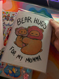 Bear Hugs For My Momma Mothers Day Card