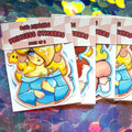 Princess Sticker Pack of 3 Waterproof Stickers
