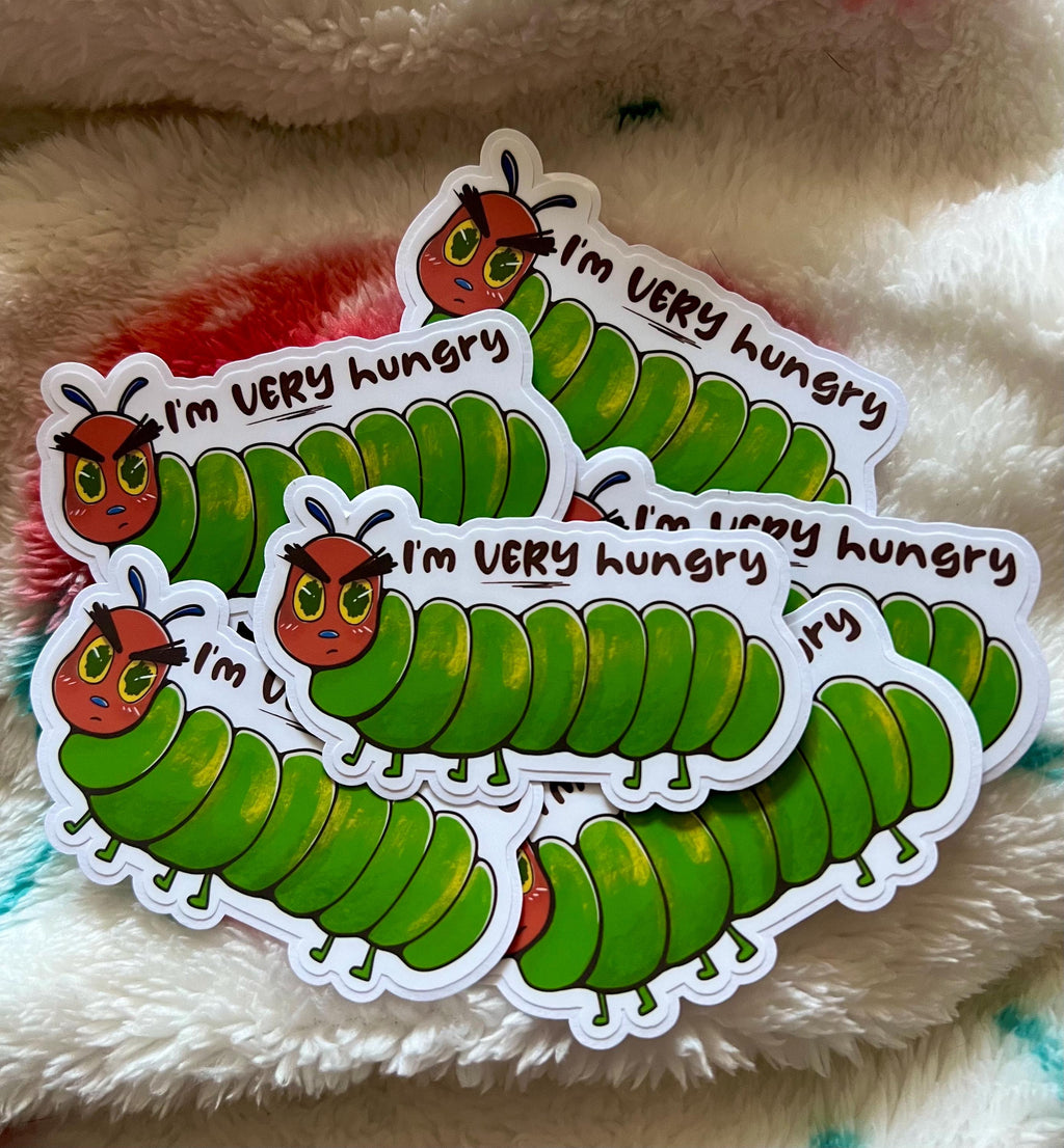 I’m very hungry Caterpillar Waterproof Sticker